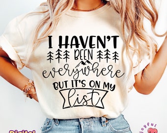 Lustiges Reise-Shirt svg sarkastische PNG Sublimationsdesign Berg svg wandern Png Camping svg cut Datei Traveler Tshirt DTF digitaler Download