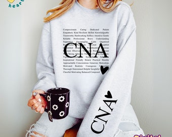 CNA Png Custom Name Certified Nursing Assistant Png Sublimation Design, Cute Nurse Png She Is Nurse Life Sublimate DTF File Digital Download