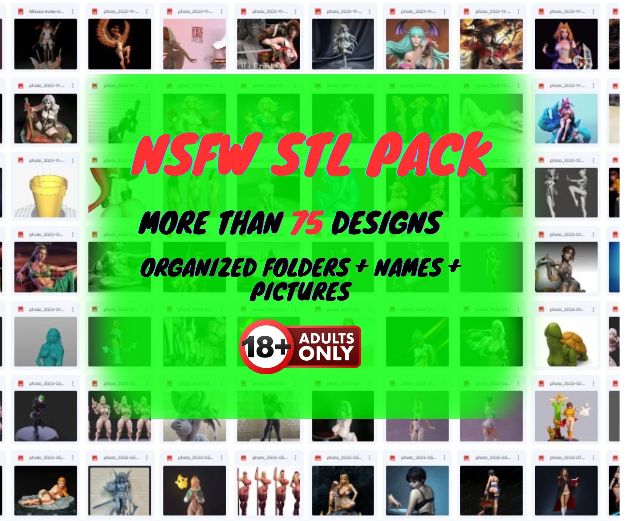 Nsfw STL Pack,printing NSFW Adult Sexy Hot 3D Printing Files Models ...