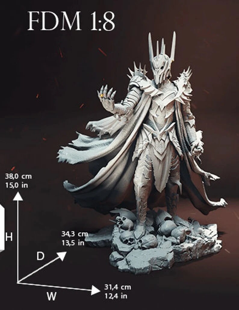 Sauron 3D Printingstl 3D Model Design Print File3d Printing - Etsy UK