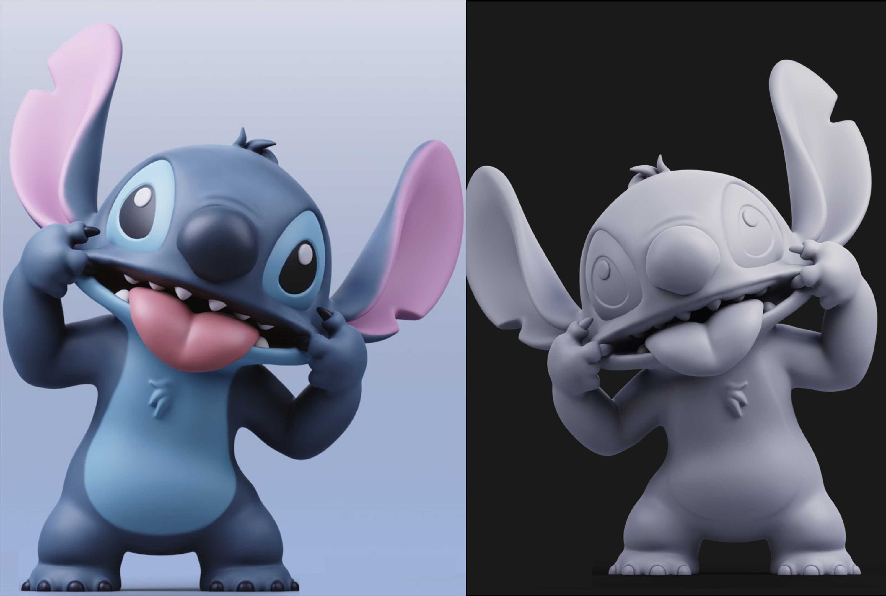 Stitch 3D Printing Figure,stl File High Quality,stitch 3D STL File