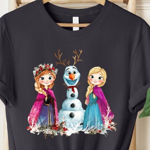 Frozen Characters Shirt, Disney Tshirt, Elsa Tee, Anna Shirt, Olaf Tee, Princess Shirt, Disneyland Tshirt, Disney Vacation Tee, Disney Gift
