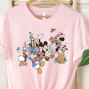 Mickey en vrienden lenteshirt, Disney-t-shirt, voorjaarsvakantie-T-shirt, Garden Festival-shirt, Disney bloemenshirt, Disney Family-T-shirt, Disney cadeau