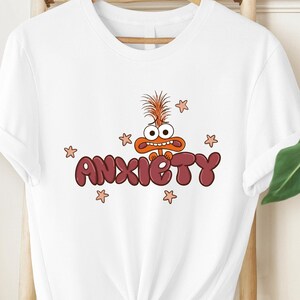 Inside Out Anxiety Shirt, Disney Tshirt, Inside Out 2 Tshirt, Inside Out Characters Tee,  Disney Family Shirt, Disneyland Tshirt