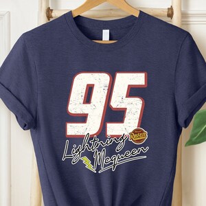 Retro Lightning Mcqueen T-Shirt, Cars Birthday Shirt, Disney Cars Shirt, Disney Pixar Shirt, Disney Shirt, Cars Land Shirt