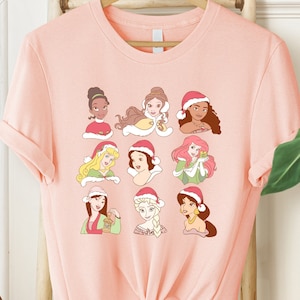 Disney Prinzessin Weihnachts Shirt, Disney Weihnachts Shirt, Disney Weihnachts Shirt, Prinzessin Weihnachts Shirt, Disneyland Weihnachts Shirt