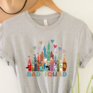 Disney Dad Squad Shirt, Disney Dad Characters T-shirt, Father’s Day Shirt, Disneyland Father Shirt, Disney Dad Shirt, Fathers Day Gift Shirt