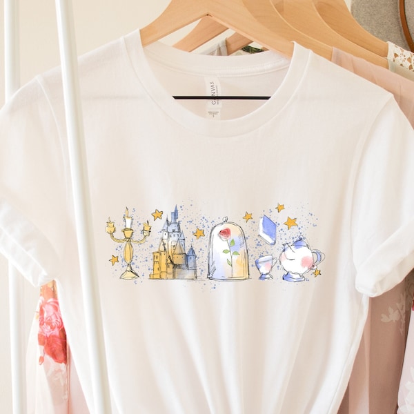 Disney Princess Belle Fall Shirt, Beauty and the Beast Characters Shirt, Belle Disney World Shirt, Disneyland Shirt, Belle Shirt