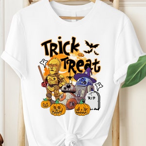 Trick Or Treat Star Wars Shirt, Star Wars Halloween Shirt, Vintage Halloween Shirt, Disney Halloween Shirt, Disney Family Halloween Shirt