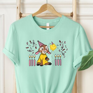 Niedliches Wunsch Stern und Valentino Geburtstags-T-Shirt, Disney Geburtstags-Shirt, Disney Wunsch Film Geburtstags-Shirt, Asha Prinzessin passendes T-Shirt