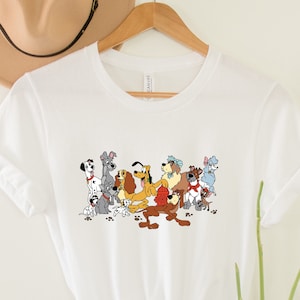 Disney Dog Shirt, Retro Disney Dogs Shirt, Pluto Shirt, 101 Dalmatians Shirt,Vintage Walt Disney World Shirt, Disney Unisex Shirt