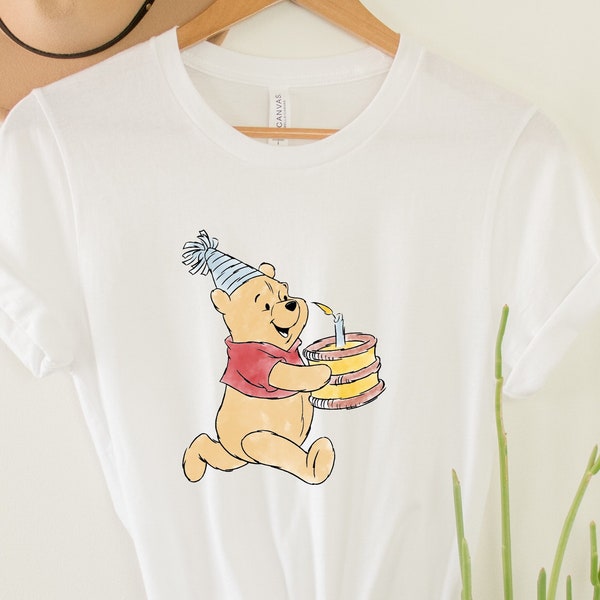 It’s My Birthday T-shirt, Winnie the Pooh Shirt, Disney Birthday Shirt, Pooh Party Shirt, Winnie Shirt, Disney Birthday Squad Shirts