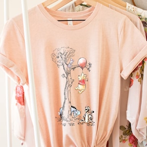 Winnie The Pooh Shirt, Disney Winnie The Pooh Shirt, Pooh Bear Balloon Shirt, Tigger Shirt, Eeyore Shirt, Winnie The Pooh Family