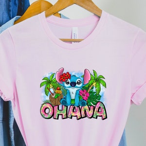 Stitch Ohana Shirt, Ohana Shirt, Disney Shirt, Lilo And Stitch Shirt, Hawaii Shirt, Gift For Her, Disneyworld Tee