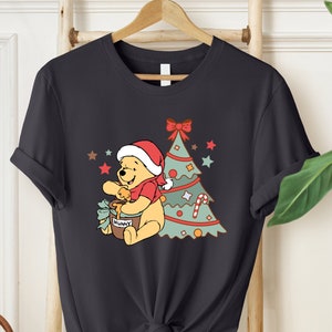 Pooh Bear Christmas Shirt, Disney Christmas Shirt, Winnie The Pooh Christmas Shirt, The Pooh Christmas Tree Shirt