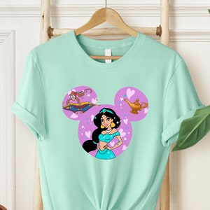 Princess Jasmine Shirt, Disney Shirt, Mickey Ears Shirt, Disney Vacation Shirt, Disneyworld Family Shirts, Disneyland Shirt, Disney Gift