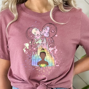 Disney Tiana Princess Shirt, Princess Tiana T-shirt, Disney Watercolor Tee, Disney Princess Tiana Shirt, Disney Family Trip