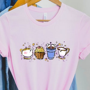 Princess Belle Shirt, Disney Princess T-Shirt, Belle Tea Cup Shirt, Disneyworld Shirts Family, Beauty Belle Princess Shirts, Disneyland Tee