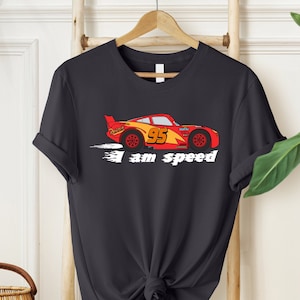 Koszulka Vintage Lightning McQueen, Retro Disney Cars, Koszulka urodzinowa Cars Theme, Koszulka McQueen, Koszulka Cars Land, Koszulka Disney Car Pixar