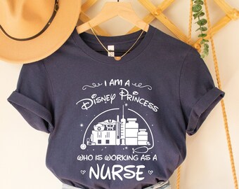 Nurse Princess Shirt, Hospital Shirt, Disney Shirt, Princess Shirt, Cute Nurse Shirt, Nurse Shirt, Minnie Mouse Nurse Tee, Nurse Day T-Shirt