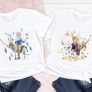 Princess Elsa and Anna Shirts, Disney Shirts, Disney Frozen Shirts, Disney Princess Shirt, Disney Women Shirt, Frozen Top