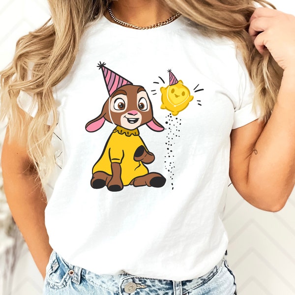 Disney Birthday Wish Shirt, Cute Wish Shining Star T-shirt, Disney Birthday Shirt, Wish Movie Asha Princess Matching Tee