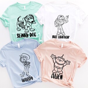 Disney Toy Story Group Shirt, Friends Shirt, Disney Toy Story Shirt, Toy Story Group Shirt, Toy Story Shirt, Retro Toy Story Characters