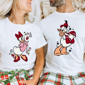 Donald und Daisy paar Shirts, Disney Valentine Shirts, Daisy Duck Shirt, lustige Disney Shirts, Disney Familie Shirts, Daisy Duck Shirt