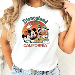 Disneyland Est 1995 California Mickey And Friends, Retro Disney Shirt, Disneyworld Shirt, Disney Family Shirt, Comfort Colors Shirt