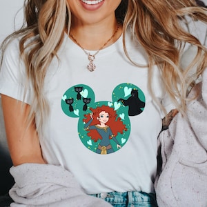 Princess Merida Shirt, Disney Shirt, Brave Movie Shirt, Mickey Ears Shirt, WDW Magic Kingdom, Merida Shirt, Birthday Gifts