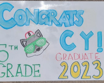 Graduation oudoor sign