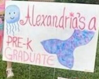 Graduation oudoor sign