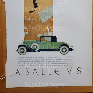 Ten (10) Vintage Automobile Advertisements - Fortune Magazine
