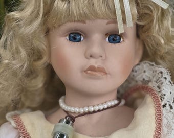 Haunted Porcelain Doll Luna – Loving Mother Spirit Waiting for Her Forever Home – Paranormal Spirit Vessel