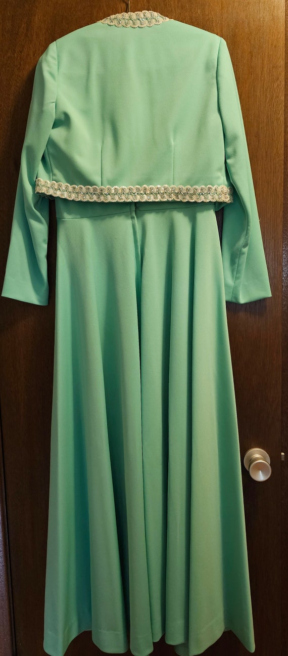 Green or Blue? Beautiful Custom Vintage Dress and… - image 3