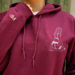 Girl playboy hoodie Etsy Mexico