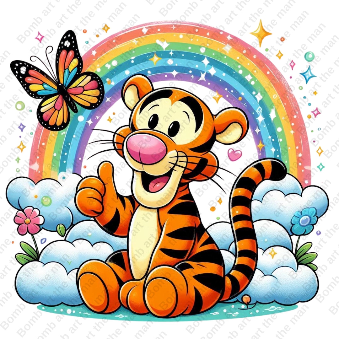 Tigger Clipart, Cute Tigger Png, Winnie the Pooh Png, Transparent