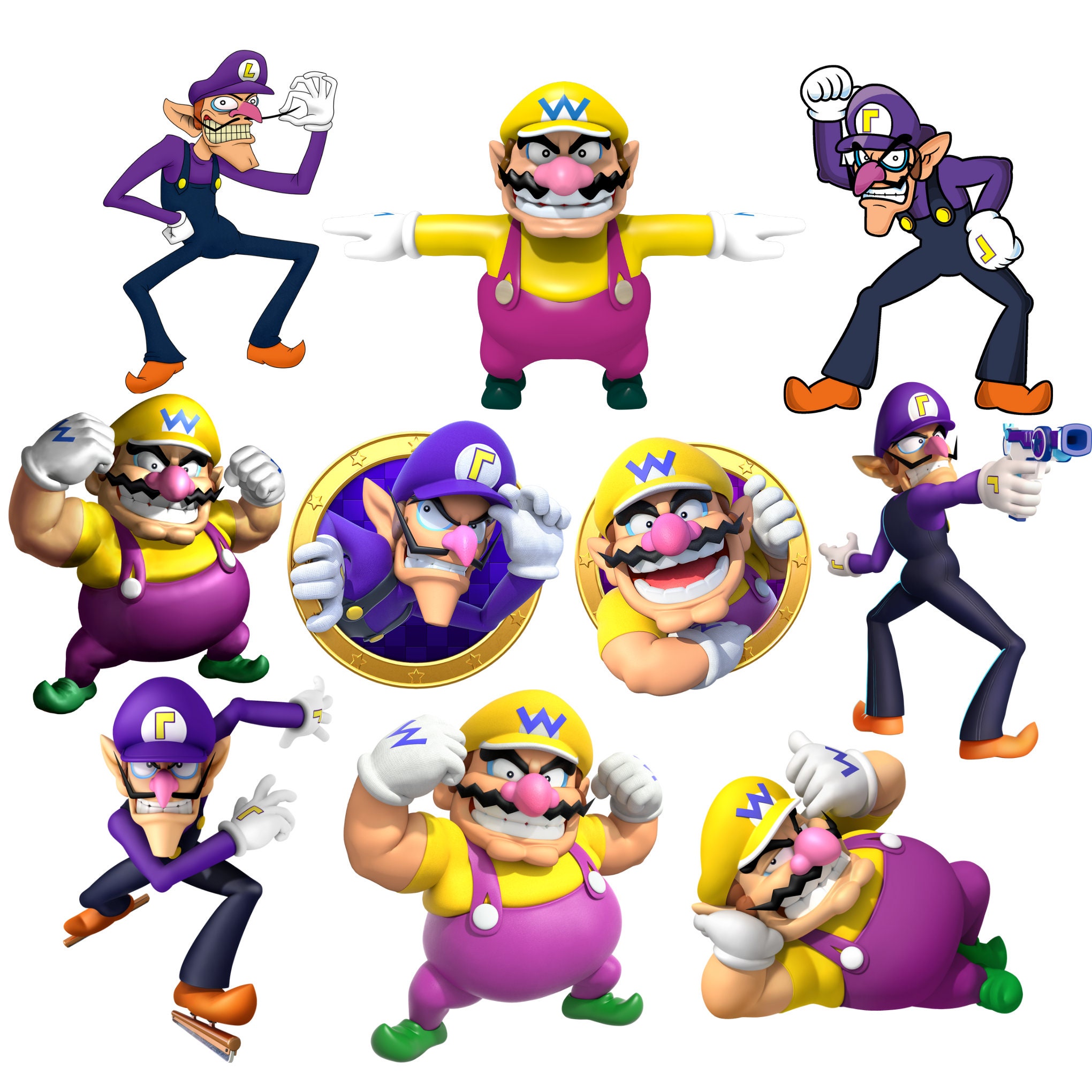 Wario E Waluigi Vs Mario E Luigi