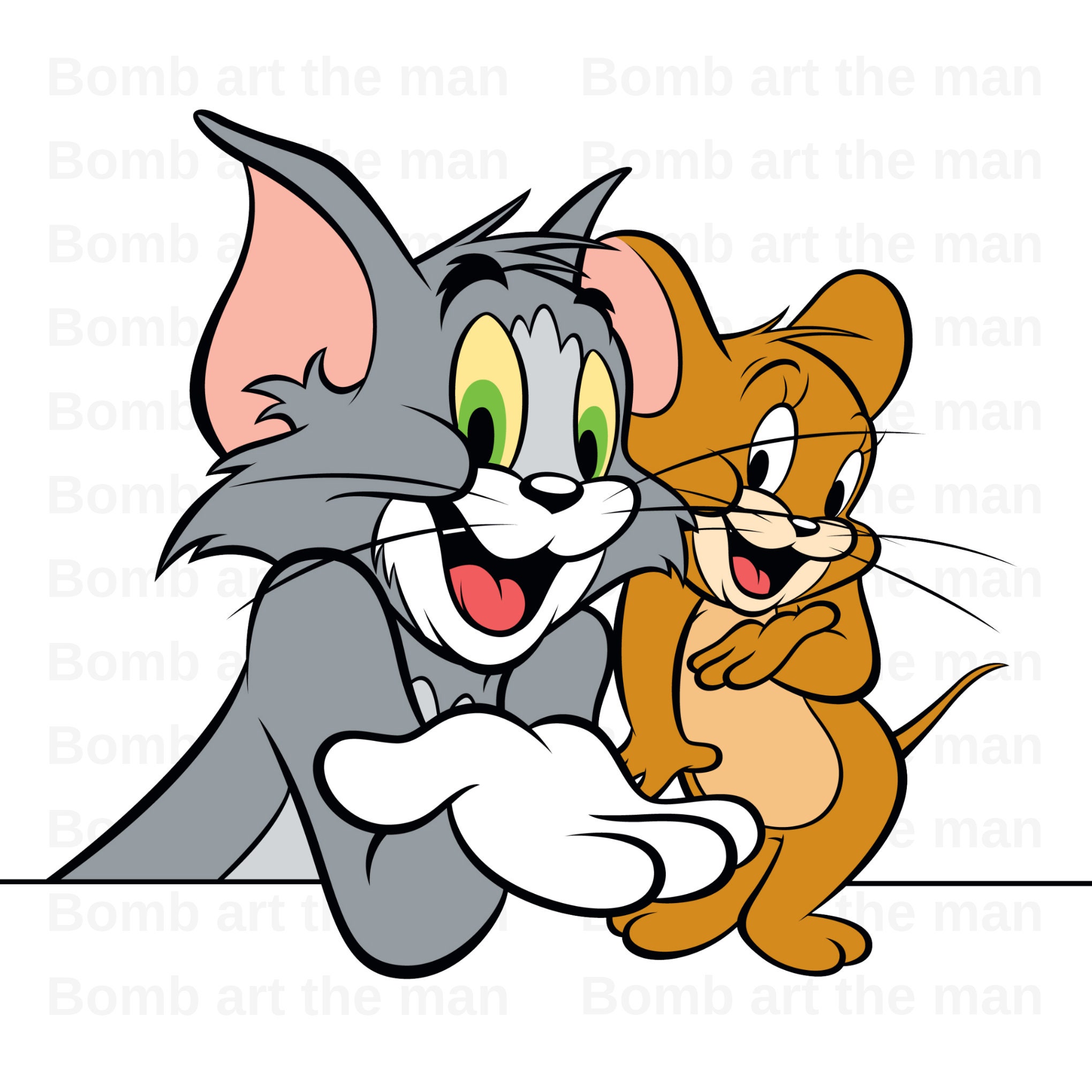 Tom Jerry Clipart - Etsy Israel