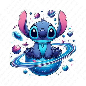 スティッチ クリップアート、かわいいスティッチ クリップアート、スティッチ png、透明なデザイン、即時ダウンロード