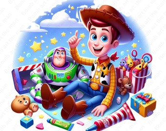 Toy Story Clipart, Woody Png, Toy Story Png, Buzz Lightjahre Png, sofortiger Download