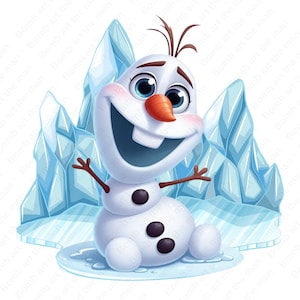 Frozen olaf png, olaf clipart, frozen character png, frozen clipart, instant download