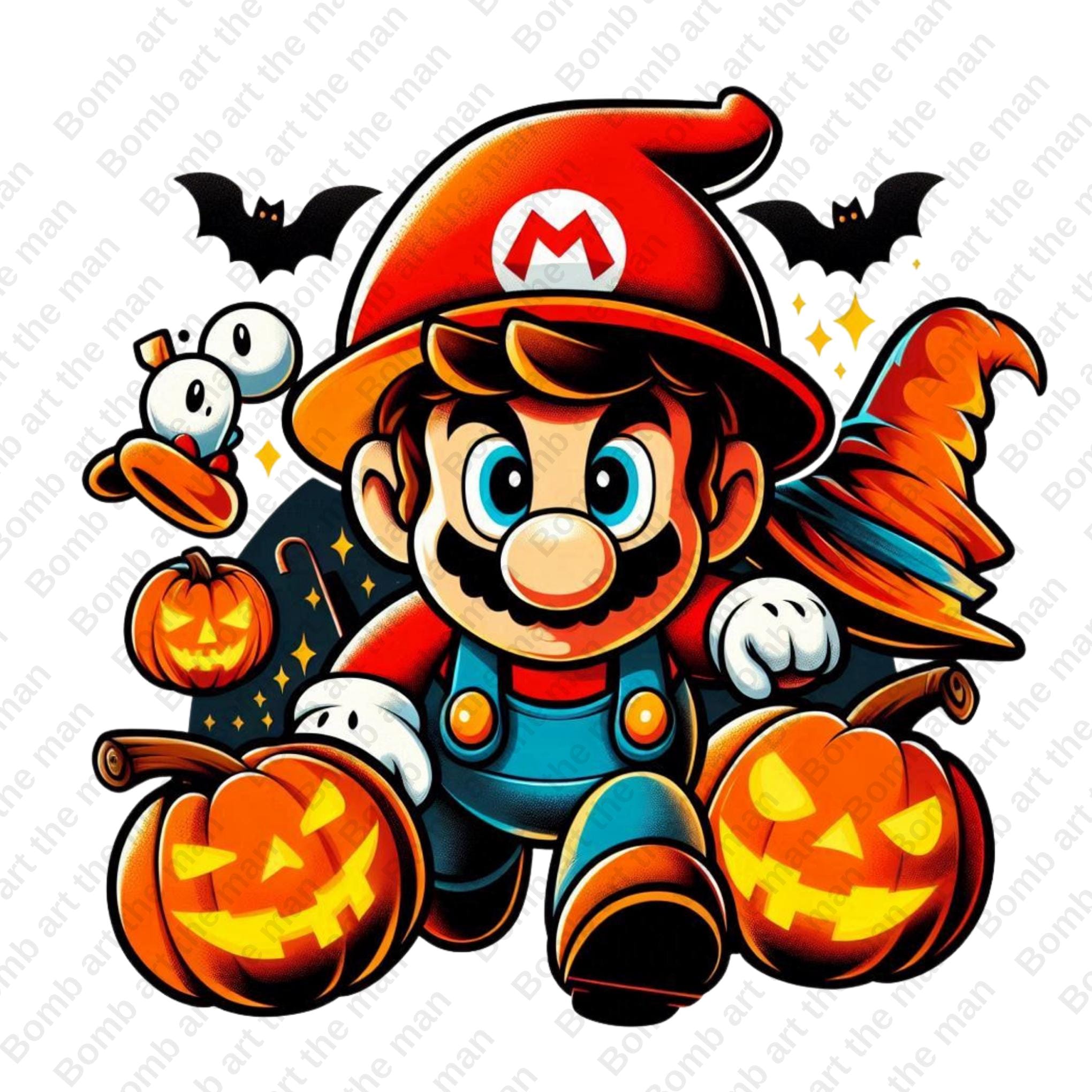 スワロアート　マリオ　エイプ スーパーマリオ ハロウィン クリップアート、スーパーマリオ PNG