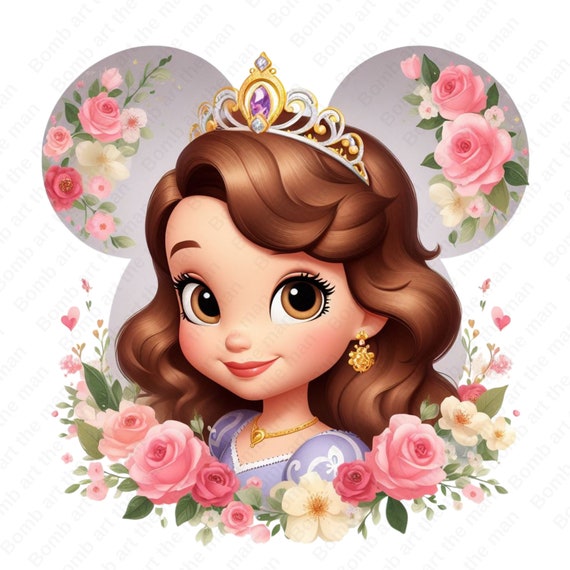 Princess Sofia Clipart, Princess Sofia Png, Mouse Ear Design