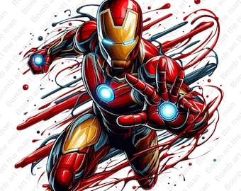 İron man clipart, İron man png, super hero clipart, super hero png, transparent background