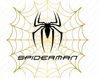 Spiderman-logotyp, Spiderman png, spindelnät png, transparent, omedelbar nedladdning