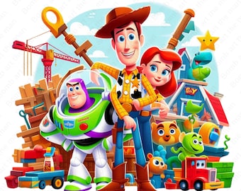 Toy Story Clipart, Woody Png, Toy Story Png, Buzz Lightjahre Png, sofortiger Download
