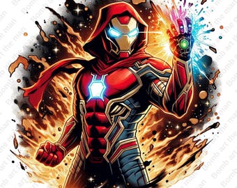 İron man clipart, İron man png, super hero clipart, super hero png, instant download