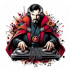 Dr. Strange Dj Clipart, Dr Strange png, Superheld png, Superheld png, Instant Download