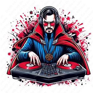 Dr. Strange Dj Clipart, Dr Strange png, Superheld png, Superheld png, Instant Download